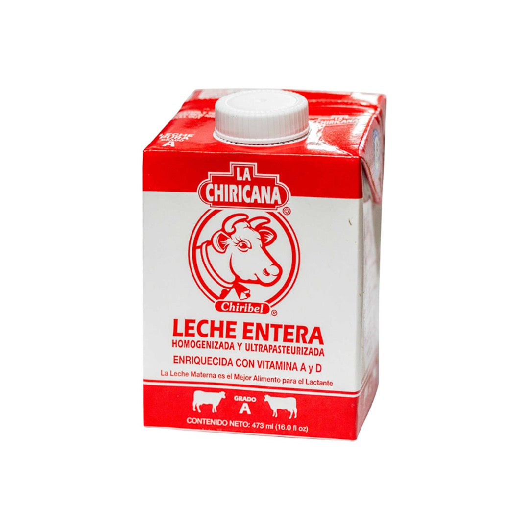 LECHE ENTERA GRADO A 473 ML LA CHIRICANA