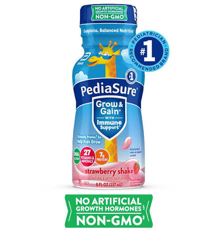 STRAWBERRY SHAKE KIDS 8 OZ PEDIASURE
