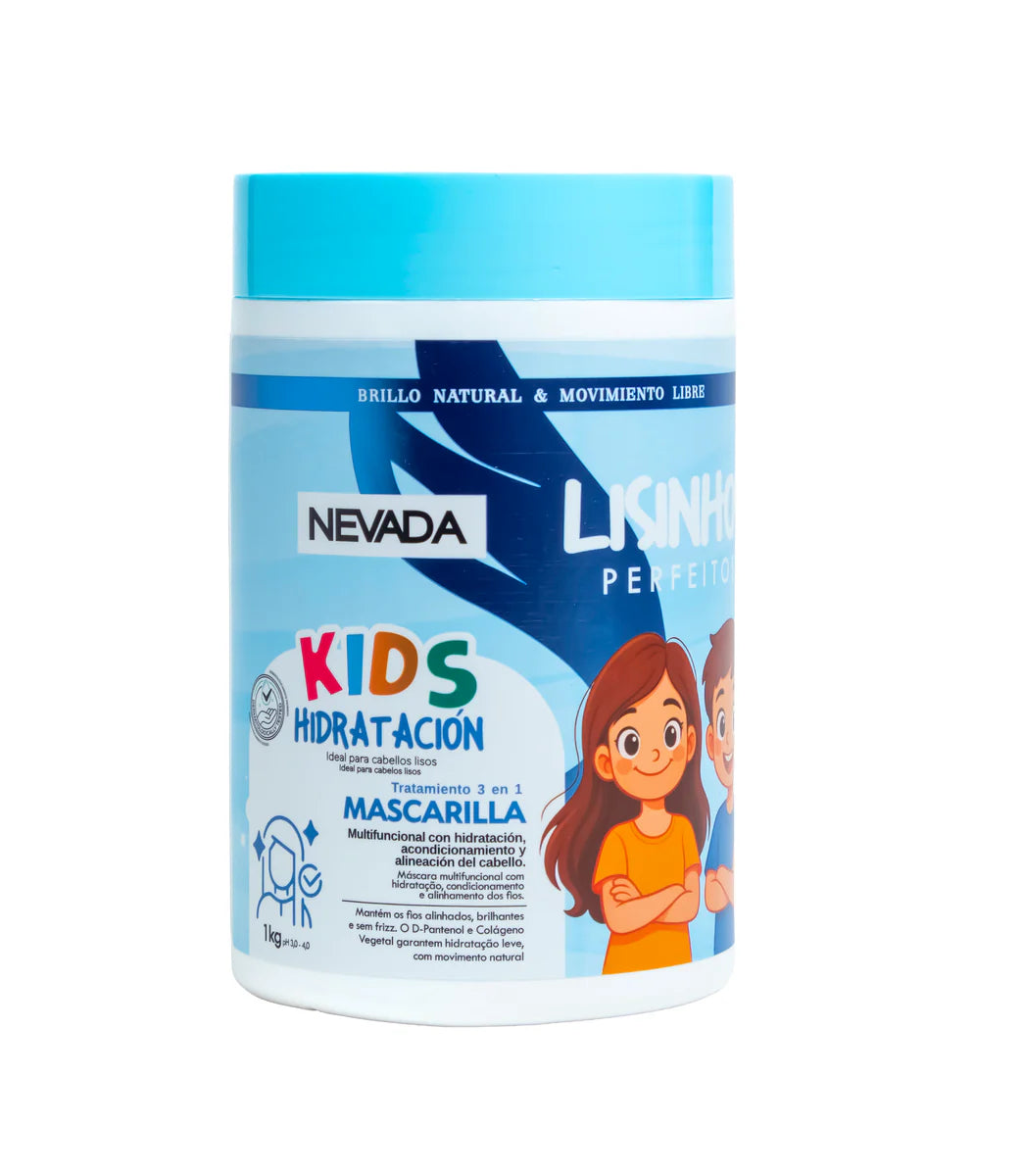 TRATAMIENTO 3 EN 1 KIDS LISINHOS ILUMINADOS 1 KG NEVADA