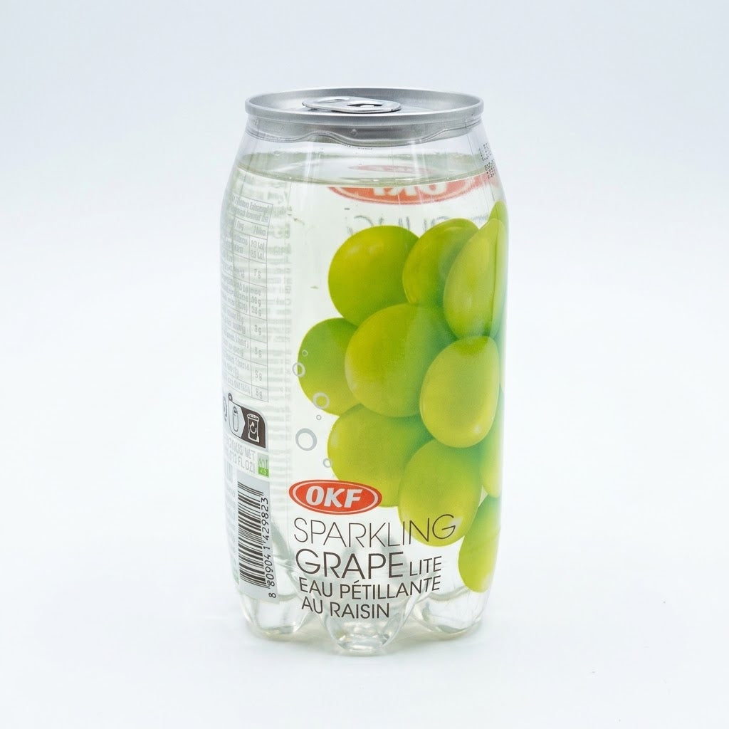 SPARKLING ZERO SUGAR GRAPE WATER 350ML OKF